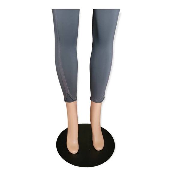 Lululemon Women's Can't Stop Pocket Crop Leggings Size 2 Grey White - Picture 8 of 16